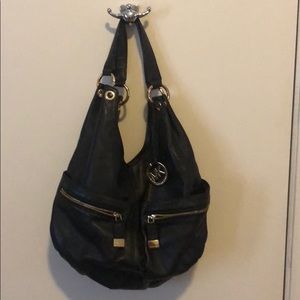 Classic black leather Michael Kors bag/ FINAL SALE